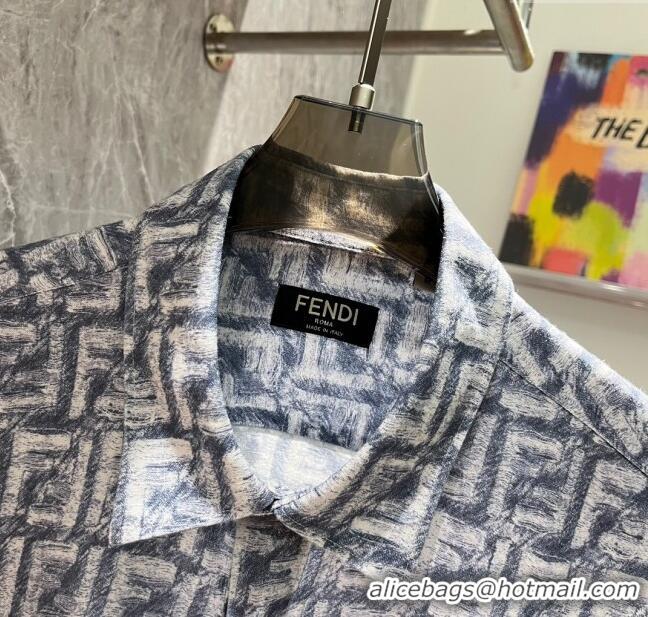 ​Classic Cheap Fendi Flax Shirt F72604 2024 (For Men)