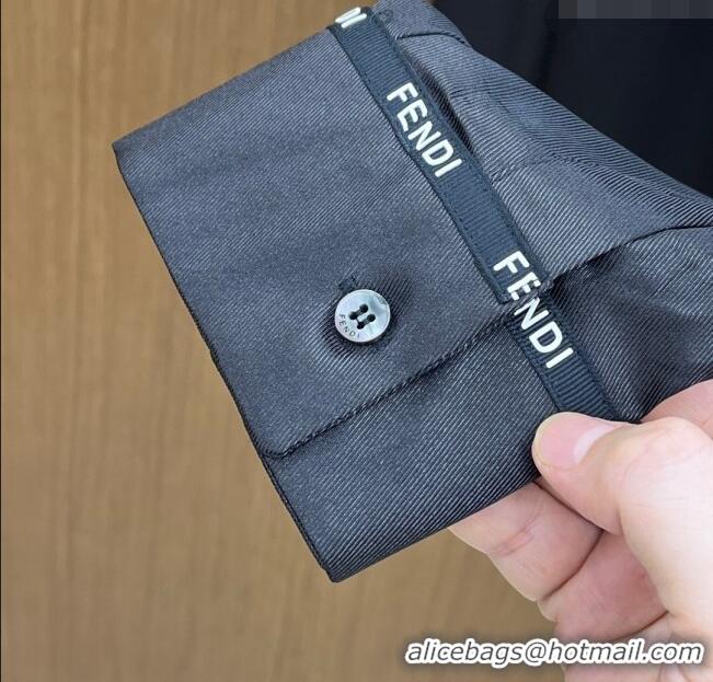 Market Sells Fendi Shirt F72612 Black 2024 (For Men)