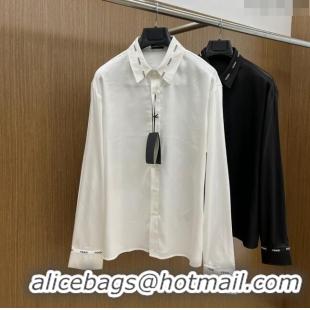 High Quality Classic Fendi Shirt F72613 White 2024 (For Men)