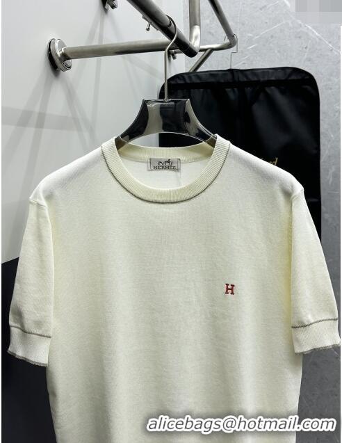 New Product Hermes Knit T-shirt H72614 2024 (For Men)