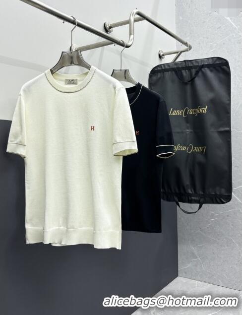 New Product Hermes Knit T-shirt H72614 2024 (For Men)