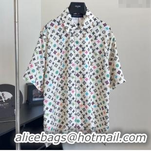 Famous Brand Louis Vuitton Monogram Shirt LV72624 2024 (For Men)