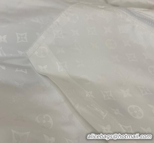 Trendy Design Louis Vuitton Monogram Reversible Jacket LV72625 White 2024(For Men)