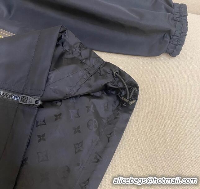 Trendy Design Louis Vuitton Monogram Reversible Jacket LV72626 Black 2024 (For Men)