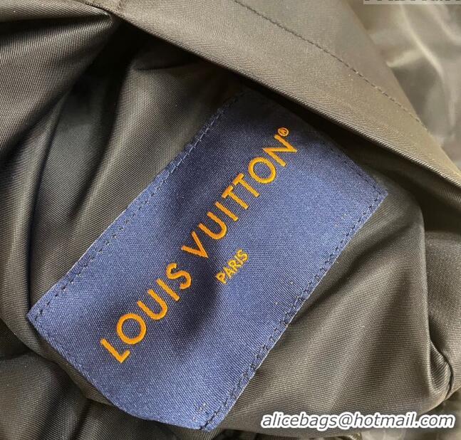 Trendy Design Louis Vuitton Monogram Reversible Jacket LV72626 Black 2024 (For Men)