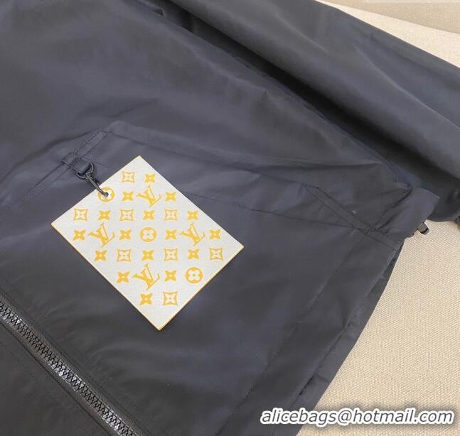 Trendy Design Louis Vuitton Monogram Reversible Jacket LV72626 Black 2024 (For Men)