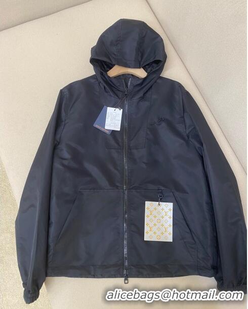 Trendy Design Louis Vuitton Monogram Reversible Jacket LV72626 Black 2024 (For Men)