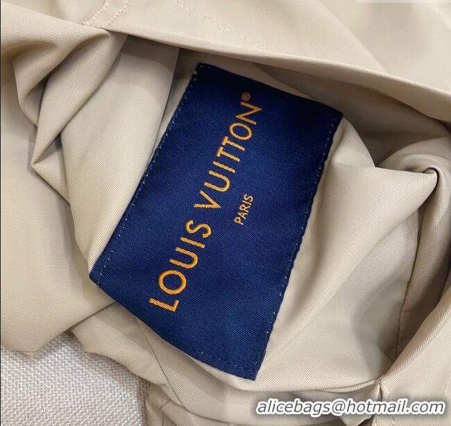 Grade Quality Louis Vuitton Monogram Reversible Jacket LV72627 Beige 2024 (For Men)