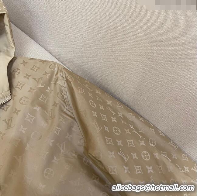 Grade Quality Louis Vuitton Monogram Reversible Jacket LV72627 Beige 2024 (For Men)