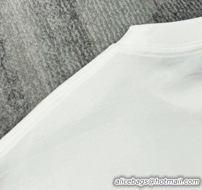 Most Popular Dior Cotton T-shirt D72622 White 2024 (For Men)