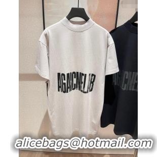 Super Quality Balenciaga Cotton T-shirt B72632 Beige 2024 (For Men)