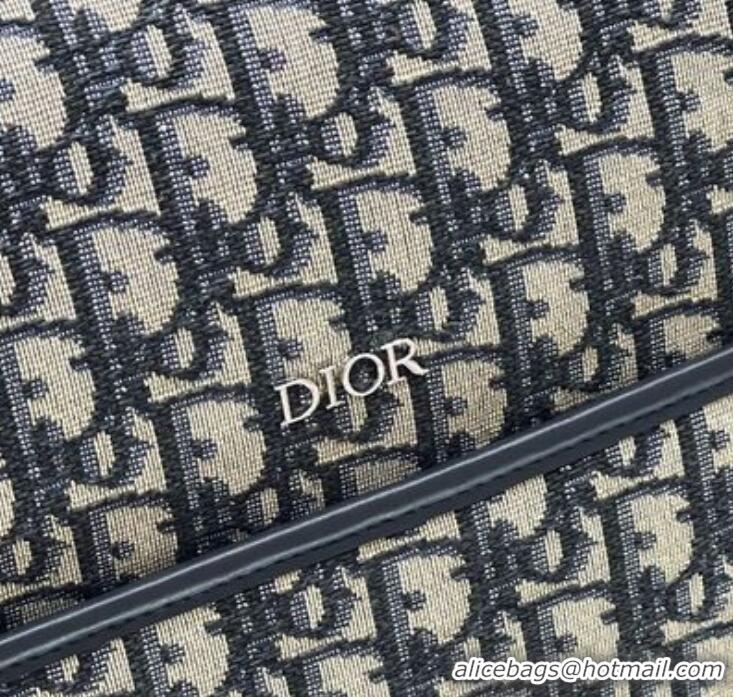 Top Quality Dior Changing Bag Oblique Jacquard M9993 Beige and Black