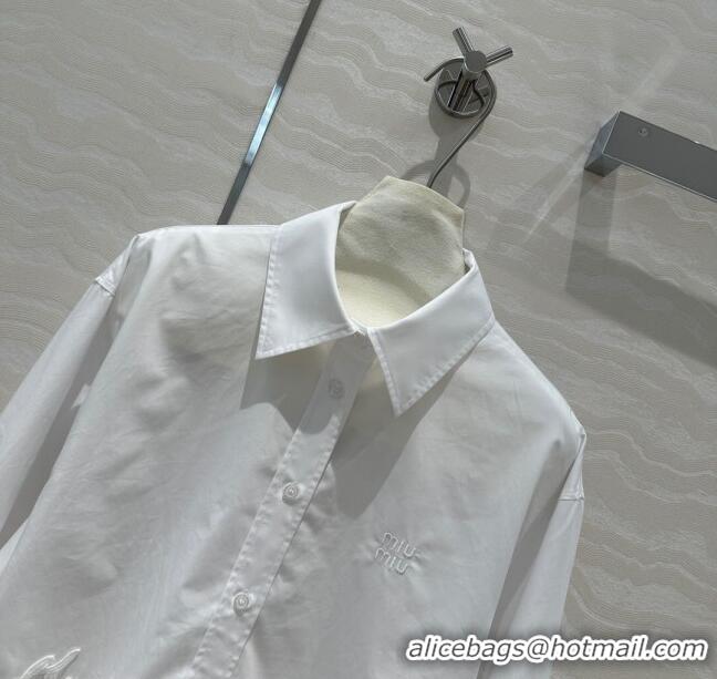 Buy Inexpensive Miu Miu Shirt D8712 White 2024