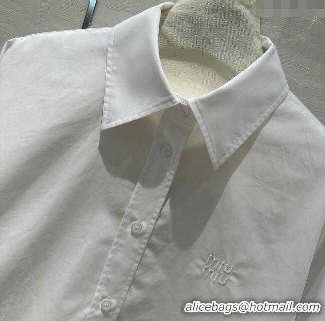 Buy Inexpensive Miu Miu Shirt D8712 White 2024