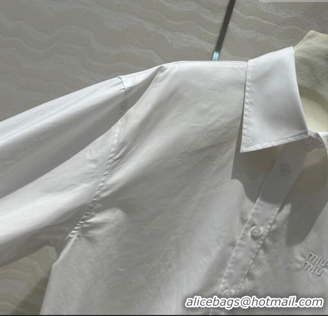 Buy Inexpensive Miu Miu Shirt D8712 White 2024