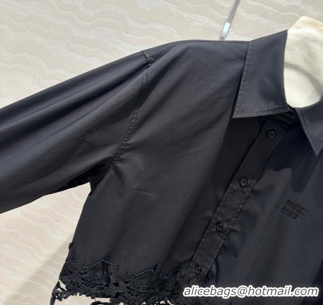 New Design Miu Miu Shirt M8713 Black 2024