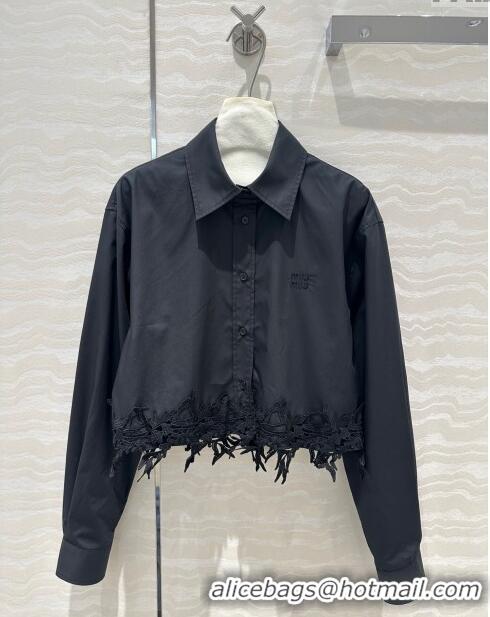 New Design Miu Miu Shirt M8713 Black 2024