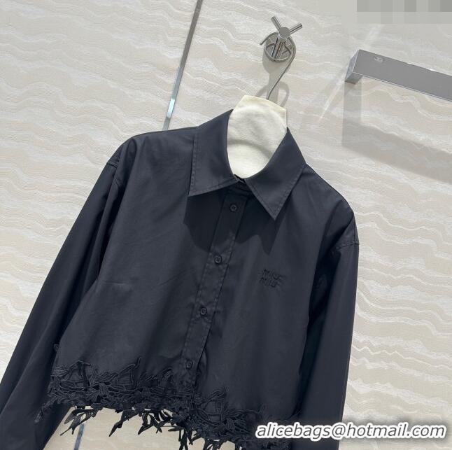 New Design Miu Miu Shirt M8713 Black 2024