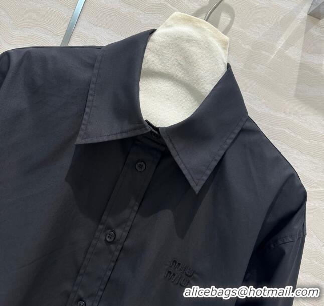 New Design Miu Miu Shirt M8713 Black 2024