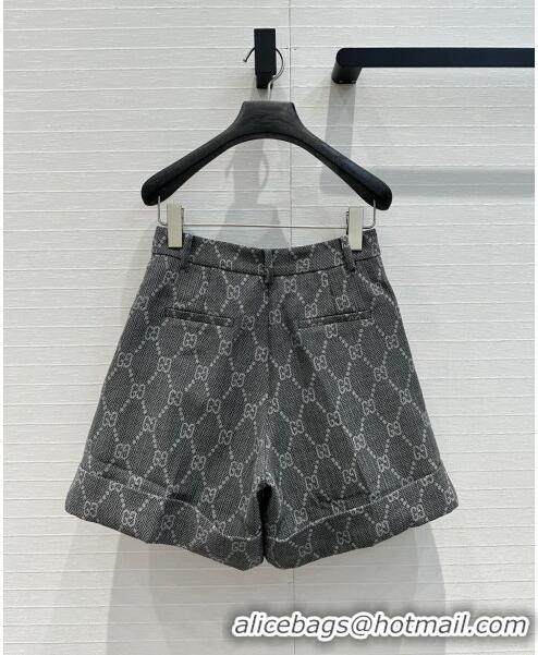 Unique Grade Gucci GG Shorts G8714 Grey 2024