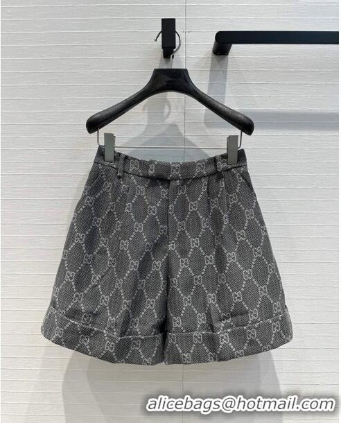 Unique Grade Gucci GG Shorts G8714 Grey 2024