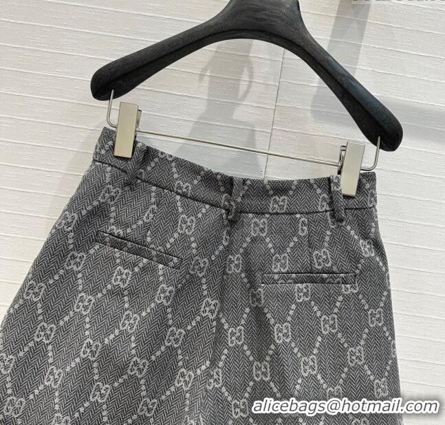 Unique Grade Gucci GG Shorts G8714 Grey 2024