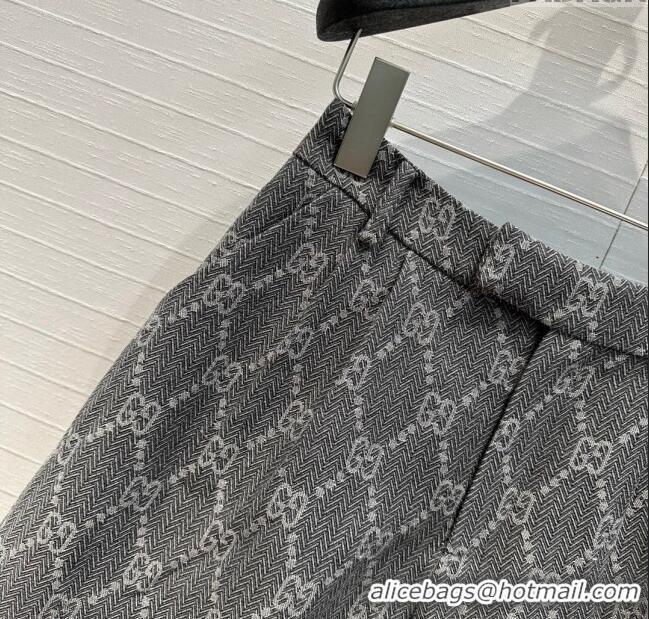 Unique Grade Gucci GG Shorts G8714 Grey 2024