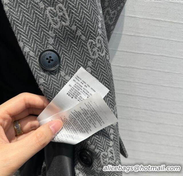 Pretty Style Gucci GG Vest G8715 Grey 2024