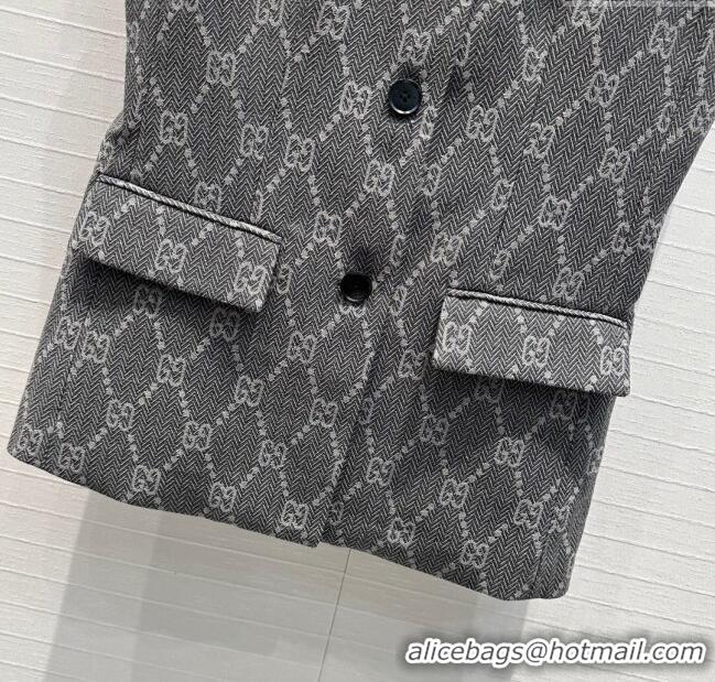 Pretty Style Gucci GG Vest G8715 Grey 2024