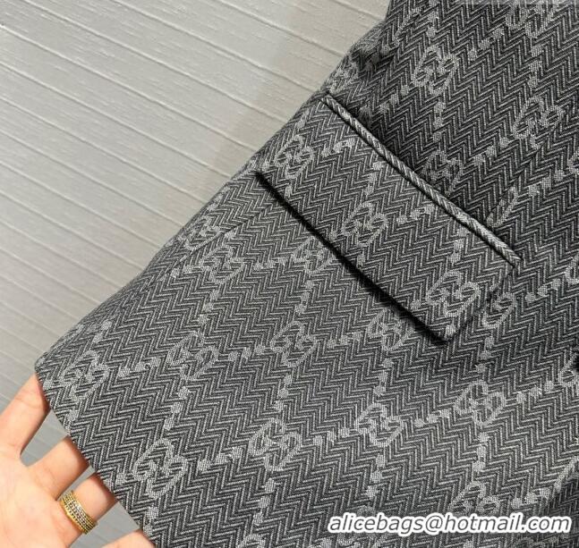 Pretty Style Gucci GG Vest G8715 Grey 2024