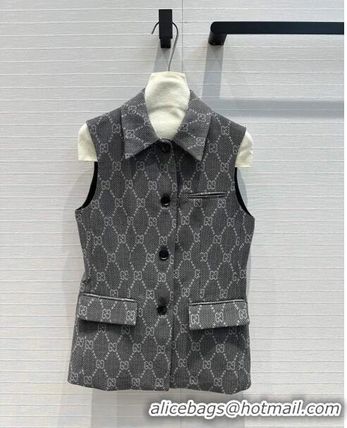 Pretty Style Gucci GG Vest G8715 Grey 2024