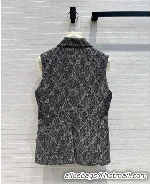 Pretty Style Gucci GG Vest G8715 Grey 2024