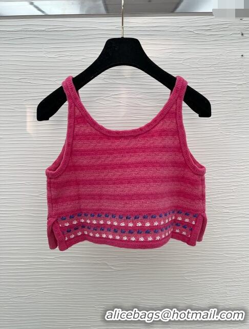 Super Quality Chanel Knit Vest CH8720 Rosy 2024