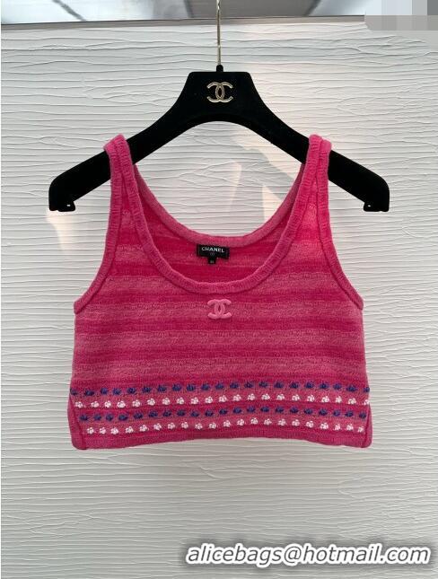 Super Quality Chanel Knit Vest CH8720 Rosy 2024