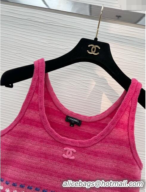 Super Quality Chanel Knit Vest CH8720 Rosy 2024