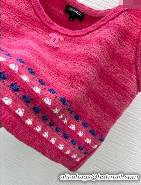 Super Quality Chanel Knit Vest CH8720 Rosy 2024