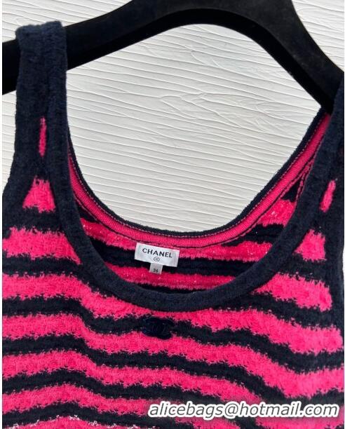 Luxury Discount Chanel Knit Vest CH8721 Rosy 2024