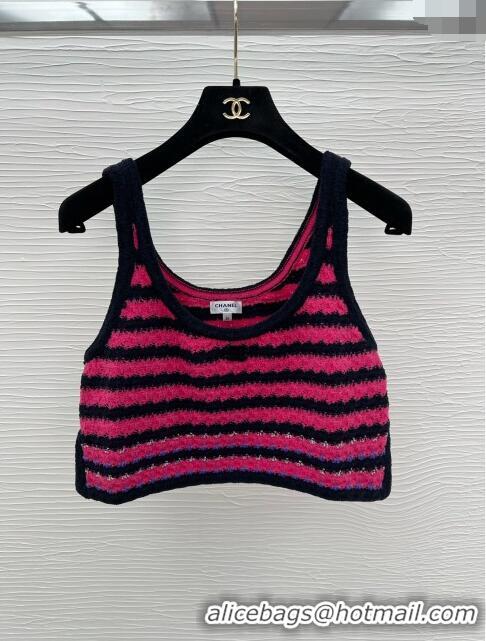 Luxury Discount Chanel Knit Vest CH8721 Rosy 2024