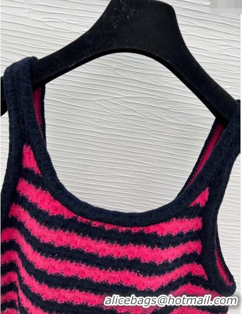 Luxury Discount Chanel Knit Vest CH8721 Rosy 2024