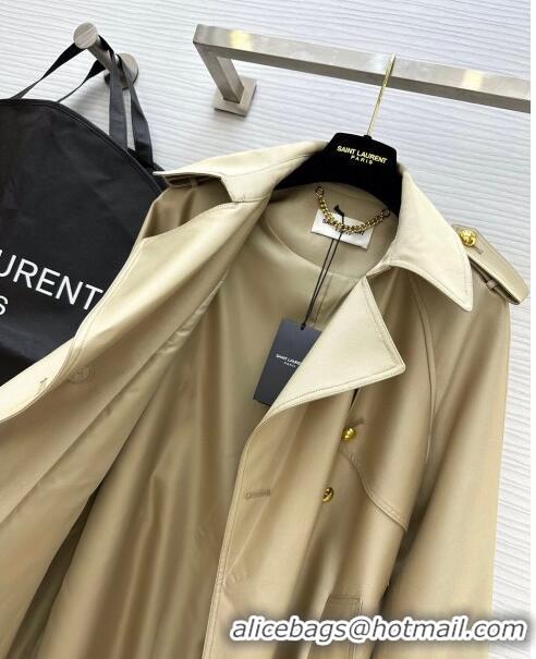 Pretty Style Saint Laurent Trench Coat S8802 Khaki 2024