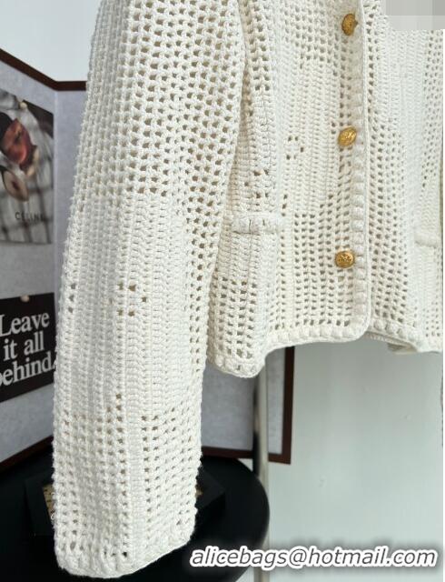 ​Luxury Discount Celine Wool Sweater C8803 Beige 2024