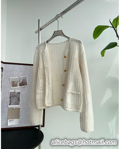 ​Luxury Discount Celine Wool Sweater C8803 Beige 2024