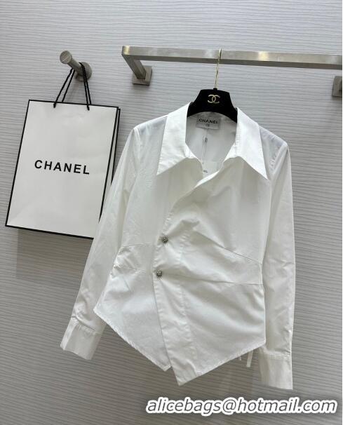 Top Grade Cheap Chanel Shirt CH8805 White 2024