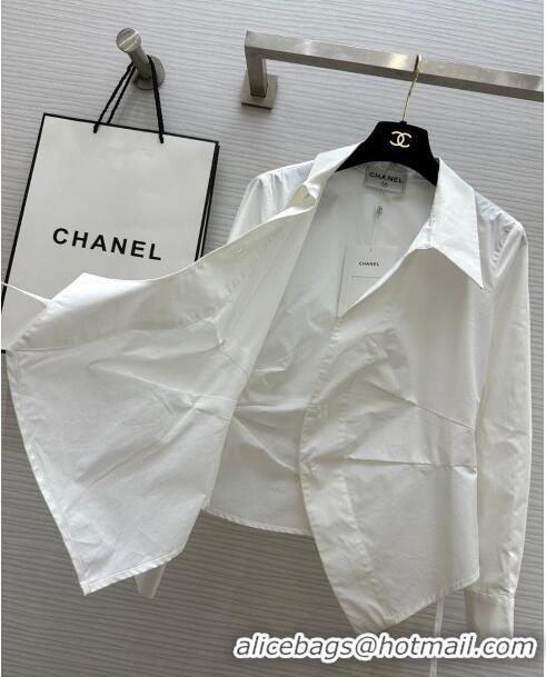 Top Grade Cheap Chanel Shirt CH8805 White 2024