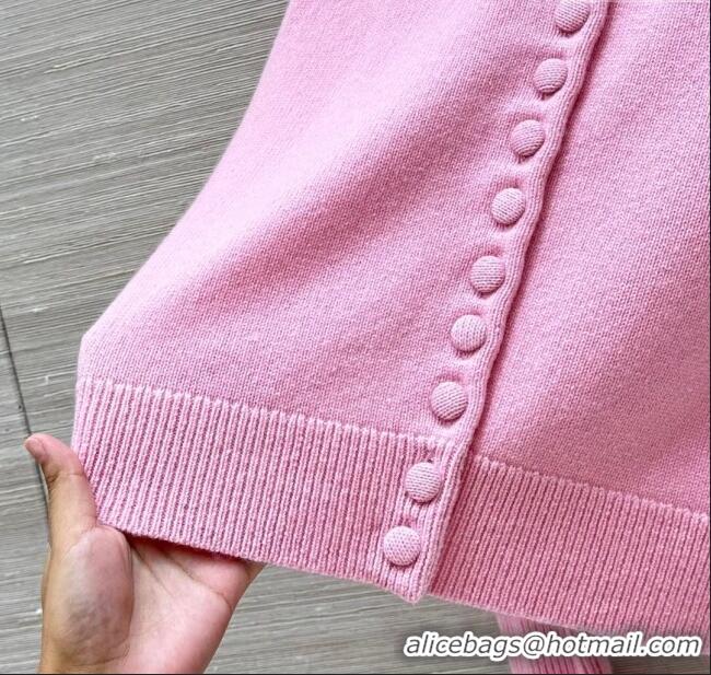 Well Crafted Prada Cashmere Cardigan P8807 Pink 2024