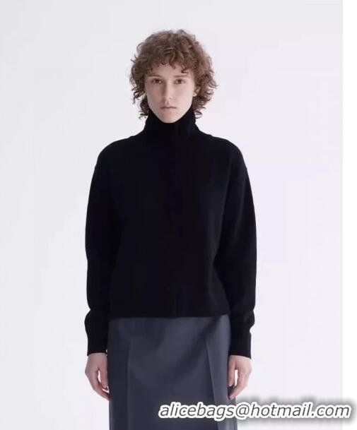 Famous Brand Prada Cashmere Cardigan P8810 Black 2024