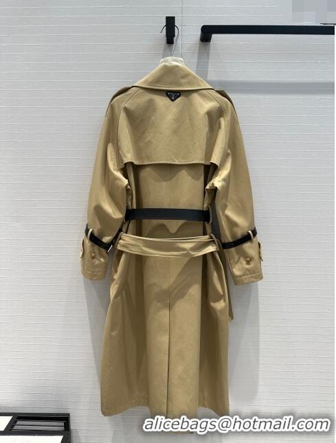 Reasonable Price Prada Trench Coat P8811 Khaki 2024