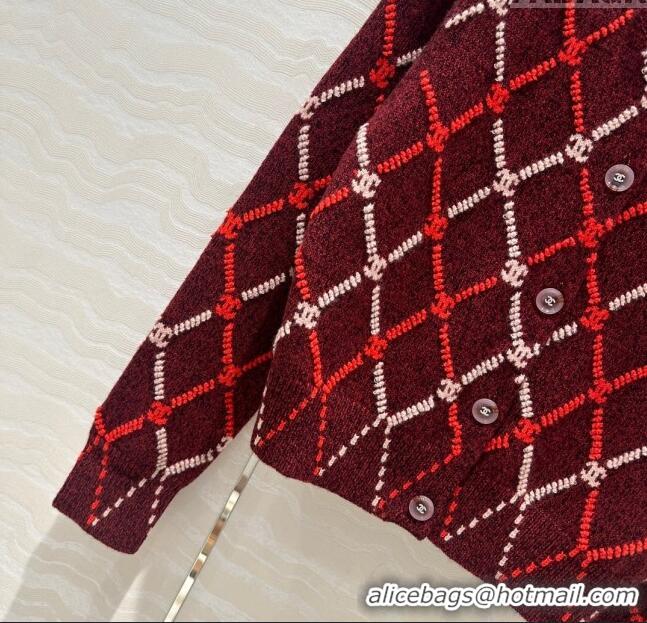 Top Quality Chanel Cashmere Cardigan CH8815 Red 2024