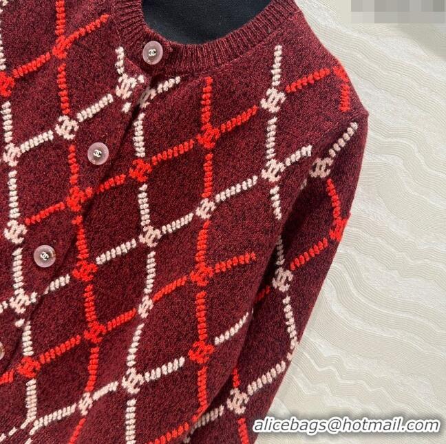 Top Quality Chanel Cashmere Cardigan CH8815 Red 2024