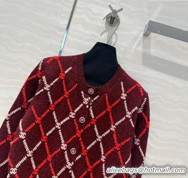 Top Quality Chanel Cashmere Cardigan CH8815 Red 2024